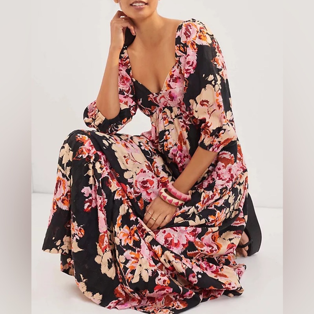 ANTHROPOLOGIE Blossom Maxi Dress